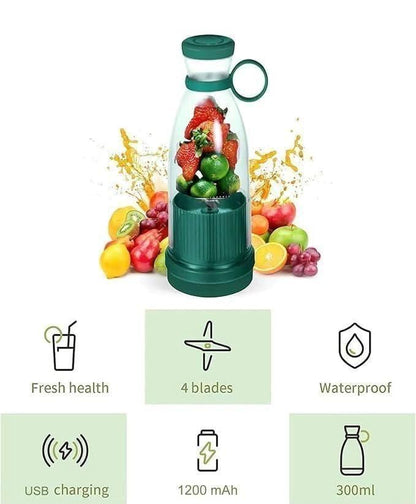 Portable Mini Juice Blender – USB Rechargeable Mixer Juicer