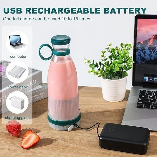 Portable Mini Juice Blender – USB Rechargeable Mixer Juicer