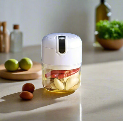 Mini Electric Meat/Garlic Chopper Portable Food Processor
