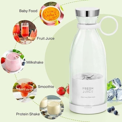 Portable Mini Juice Blender – USB Rechargeable Mixer Juicer